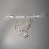 White CIM Mesh Thong (Reflective)