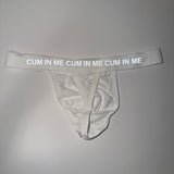 White CIM Mesh Thong (Reflective)