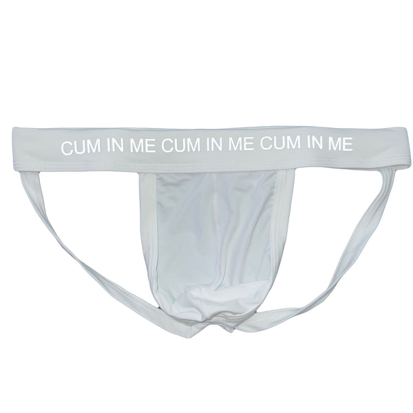 White CIM Jockstrap (Reflective)