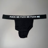 Black FM Mesh Thong (Reflective)