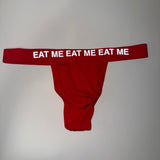 Red EM Mesh Thong (Reflective)