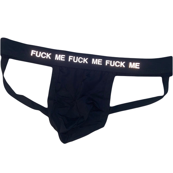 Black FM Jockstrap (Reflective)